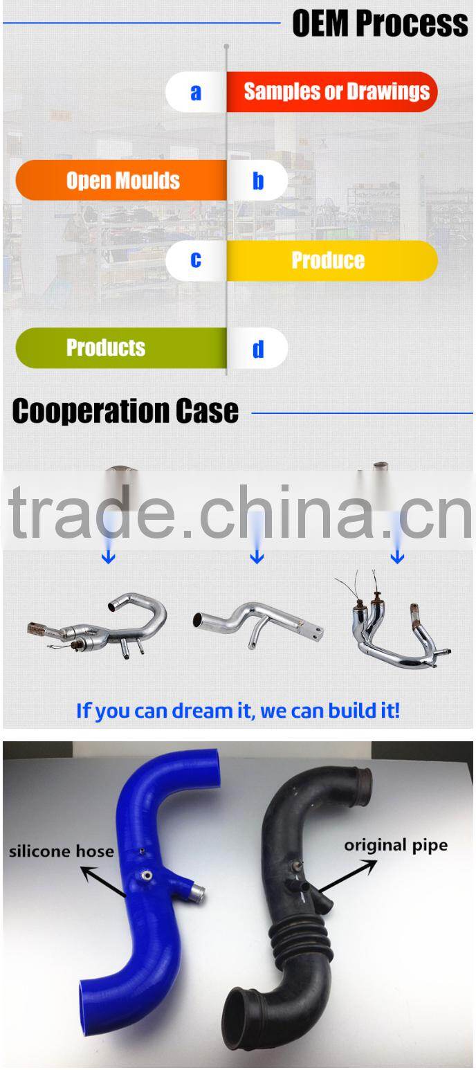 factory price high pressure silicone water hose for car