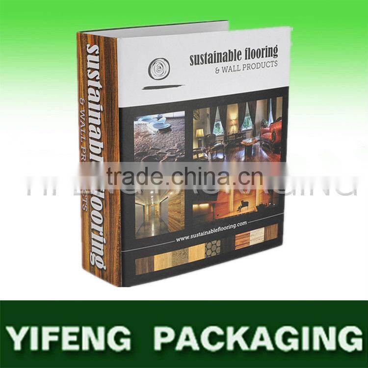 custom size cardboard D ring folder