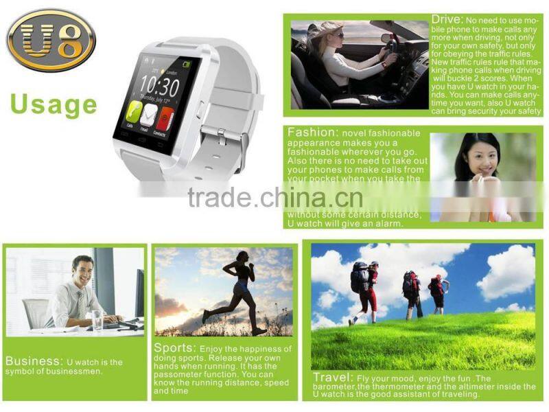 Smart watch android phone/android smart watch/smart watch Mobile watch U8 watch
