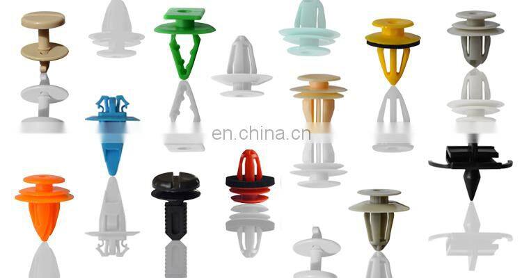 620PCS Auto Fastener Clip Body Push Pin Rivet Door Trim Panel Retainer Kit+5removal Tool Plastic Box HE132+5RT Colorful YILUSHUN