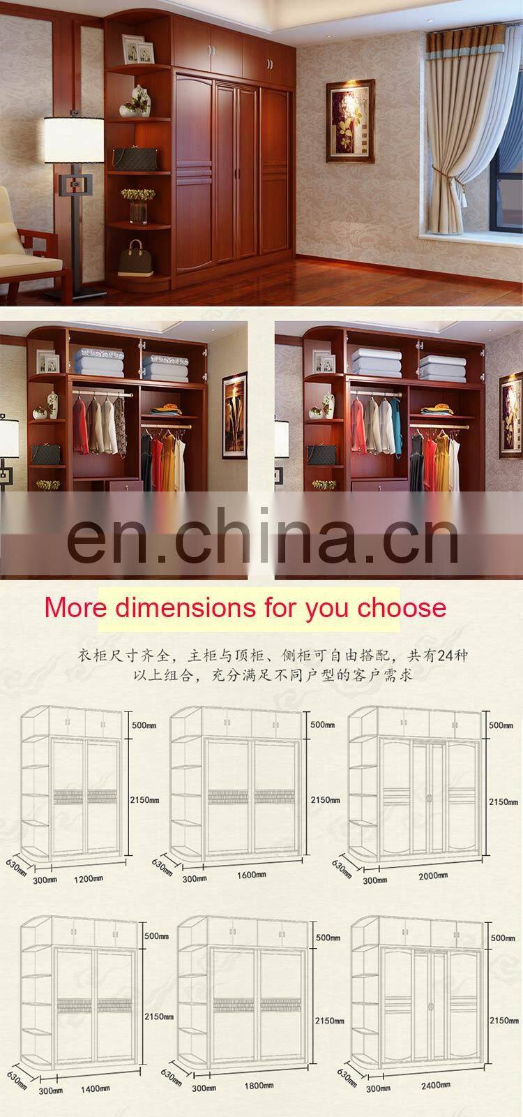 Bedroom furniture white solid wood armoire