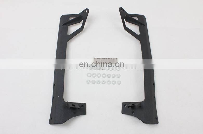 Black A pillar lights holder for Jeep Wrangler JK 07+ accessories light holder + A pillar