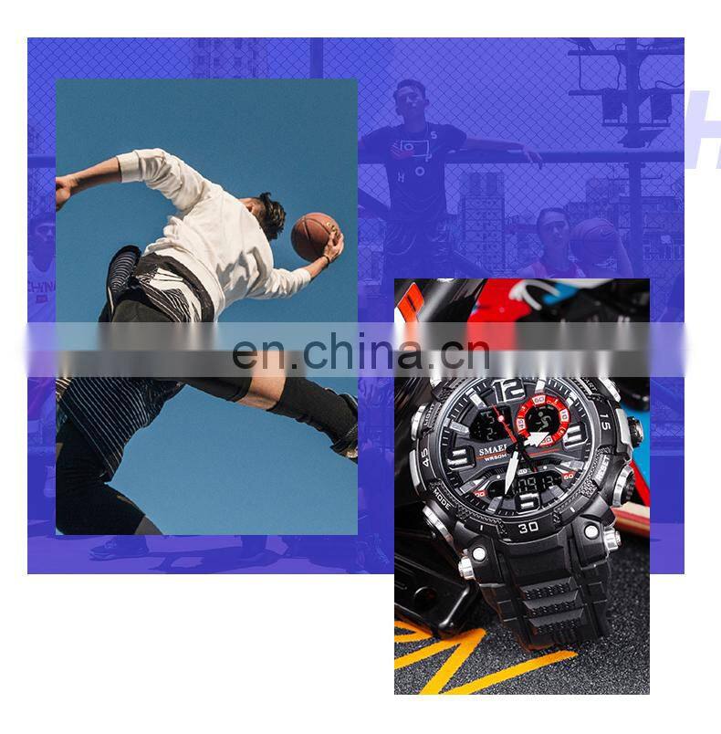 SMAEL1921 Quartz Watch Men Watch Waterproof Stopwatch LED Watches Male Clock Sport Men Digital Wristwatch