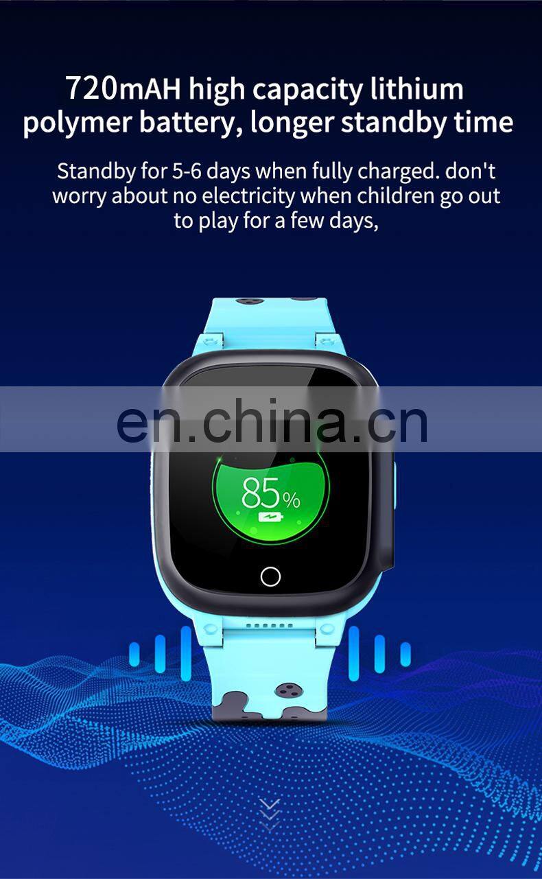 2022 amazon elderly gps tracker body temperature thermometer Fall Down Detection Smartwatches for elderly