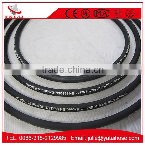 High Performance High Pressure Manufacture Wire Braided Flexible Hydraulic Hose