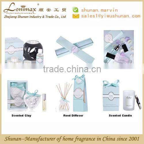 Promotion gifts 3 pcs a set decorative gifts glass candles