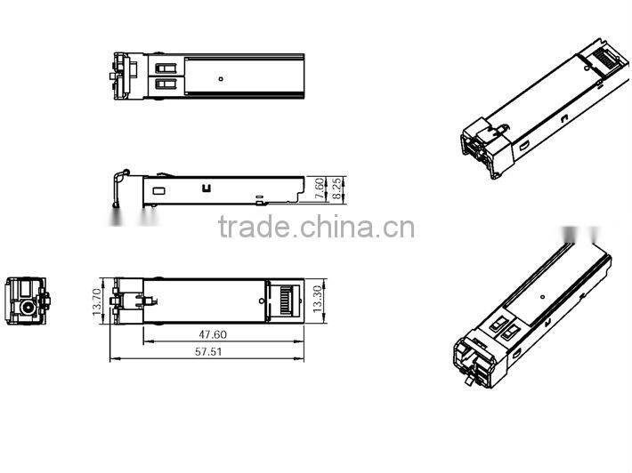 1.25GTX1310RX1550nm20KM single fiber sfp transceiver