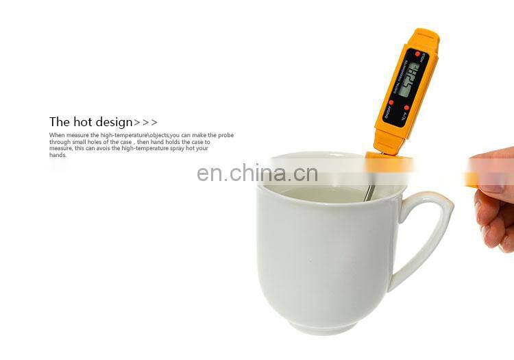 allosun ETP109B Food Portable Digital Pen Type Thermometer Electronic Temperature Meter With Stainless Probe