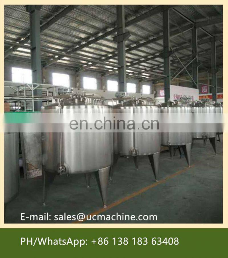 1000L stainless steel steam heating jacketed tank