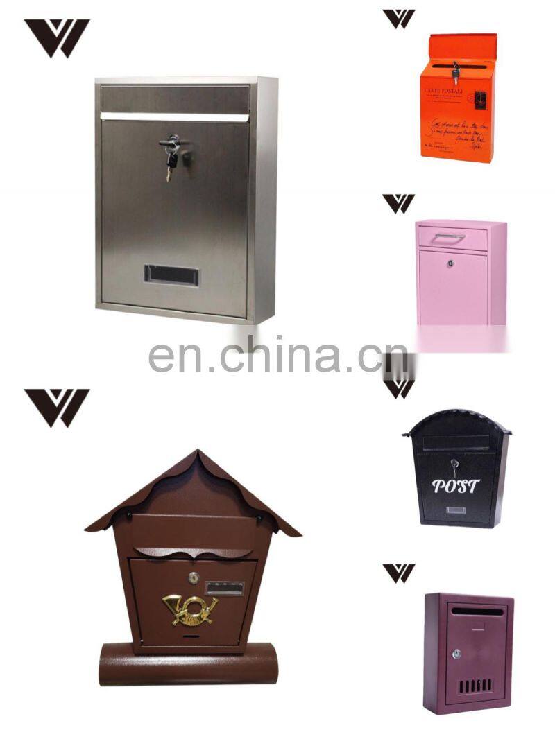 Postal Secure waterproof Outdoor Top opening Standalone Courier Parcel Delivery Box with anti theft lock