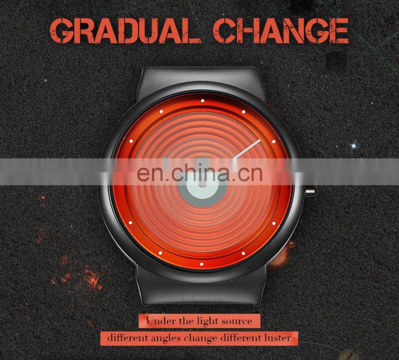 SINOBI Dynamic Orange Dial Watches S9802G Youth Boys Handwatch Simple Dial Design Watch Wrist Dropshipping Watch