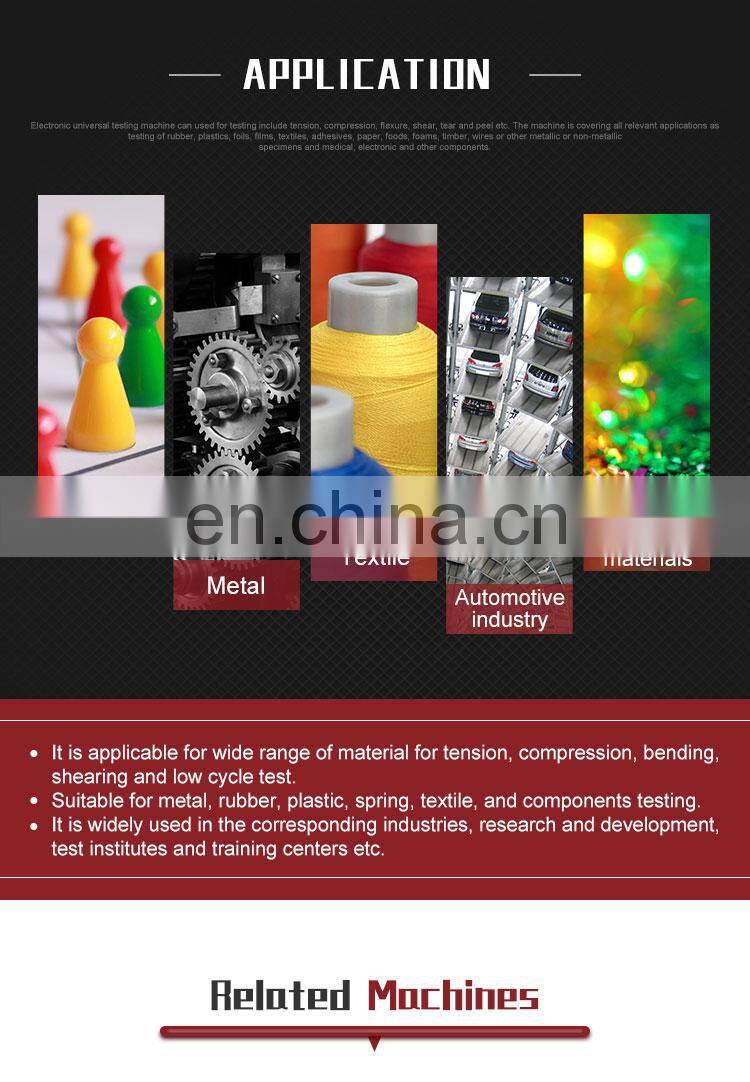 HST WDS-5 1kn 5kn Single Column UTM Electromechanical Electronic Tensile Strength Universal Testing machine