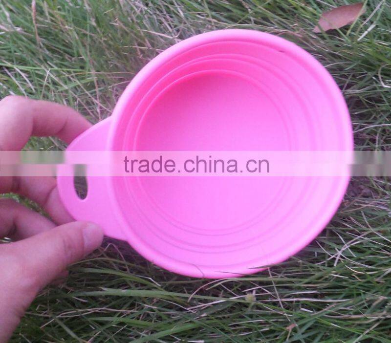 silicone dog bowl feeder.pet dog bowl