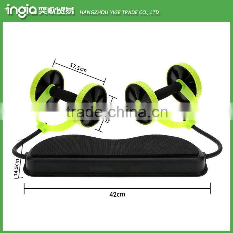 3 in 1 Foam Roller Multi-function Abdominal Fitness Equipment AB Roller Pull Rope