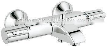 Double Handle Bath Shower Faucet Thermostatic
