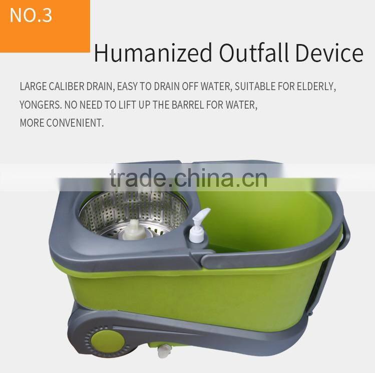 Wholesale 360 spin tornado mop with big wheel