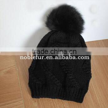 various style rabbit fur plain solid color female pompom headwear