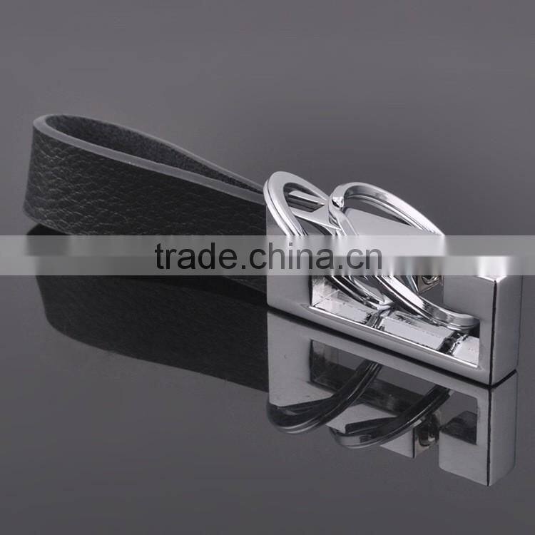 The new high-end men's waist buckle bead elastic buckle business gifts Keychain