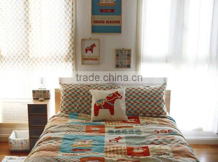 High quality soft cartoon kid cotton cheap patchwork quilt