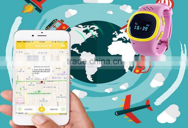 Q50 Emergency GPS Tracker Security Children Kids Cell Phone Watch With SOS Phone Call