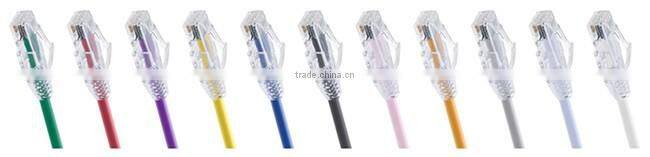 Jumper Cable RJ45 Flat Lan Cable SSTP CAT6a Patch Cord