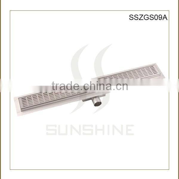SSZGS09A Bathroom stainless steel rectangular floor drain