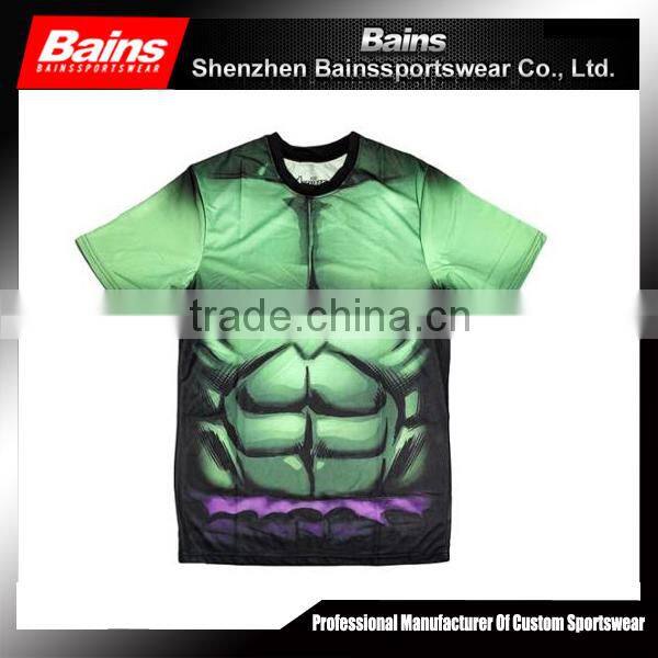 custom polyester wholesale graphic t-shirts&3d design t-shirts&3d animal t-shirts