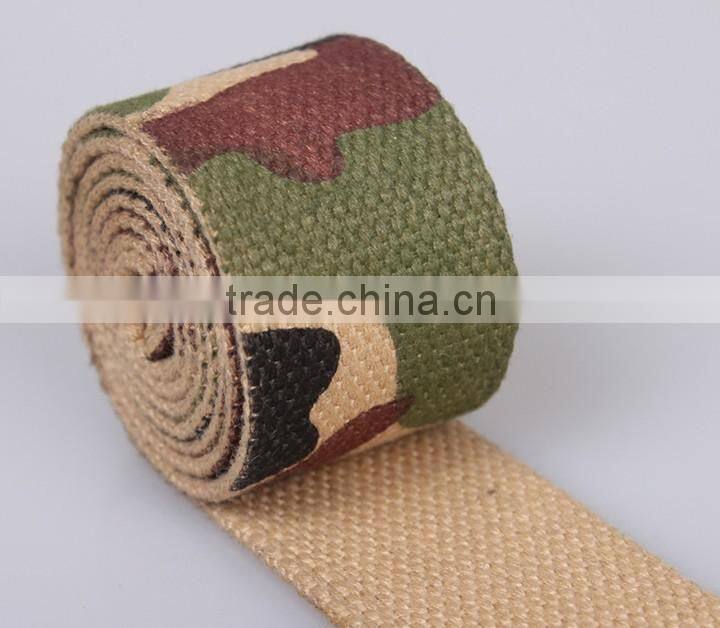 Cotton polyester beads pattern camouflage jacquard webbing