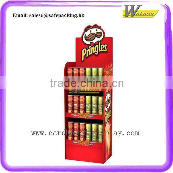 Book / Magazine floor paperboard pallet display shelf cardboard display standing