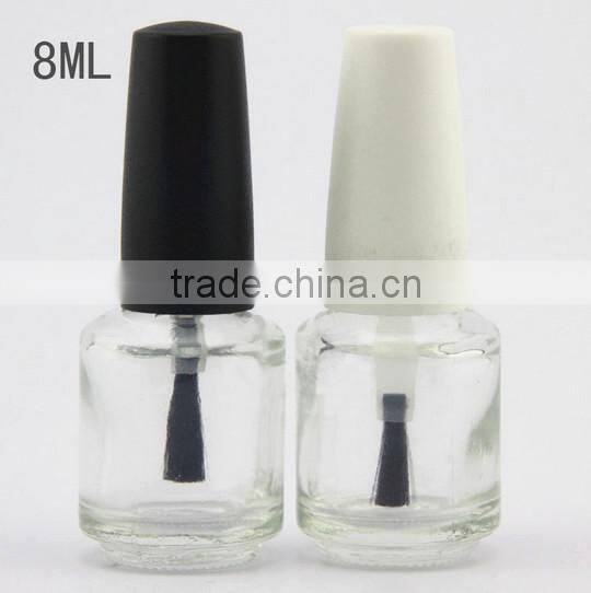 Glass bottle cosmetic use nail polish bottle 8ml