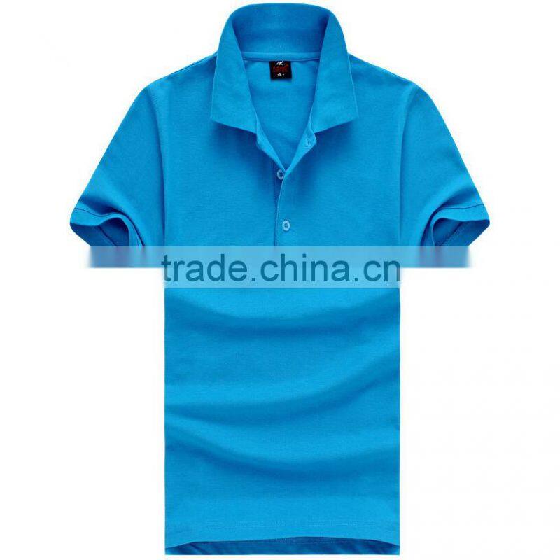 Blue color china factory polo shirt