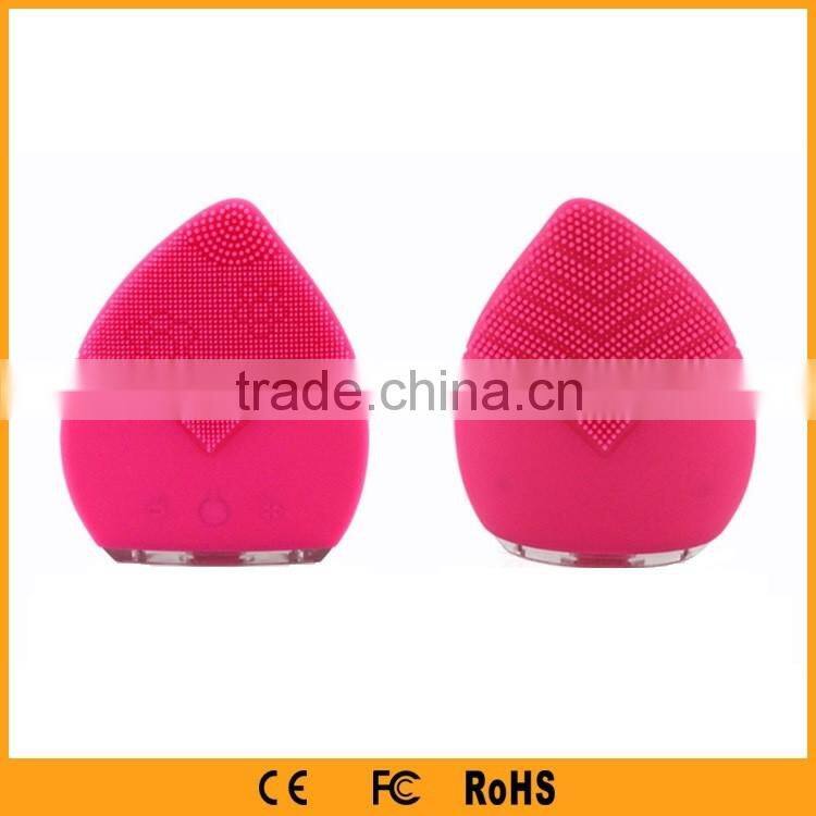 Facial Massage Brush Silicone Plastic Handheld Massager