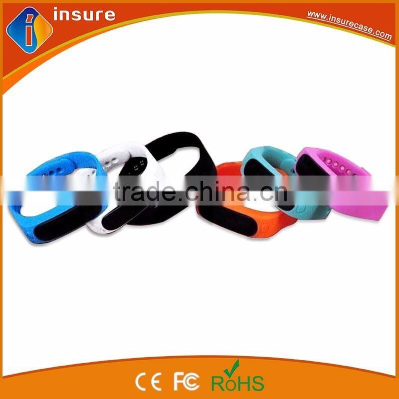bluetooth smart TPU bracelet with pedometer