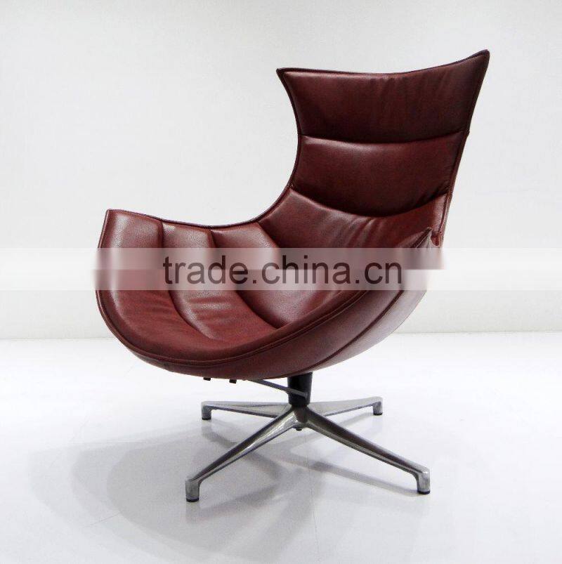 CH-006# modern deisgn living room leather chair, leather lounge chair, lounge chair