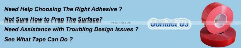 0.14mm Thickness Nameplate Bonding Double Coated Tissue Tape