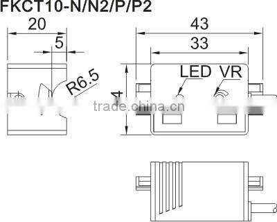 FKC Series Capacitive proximity sensors, proximity switch
