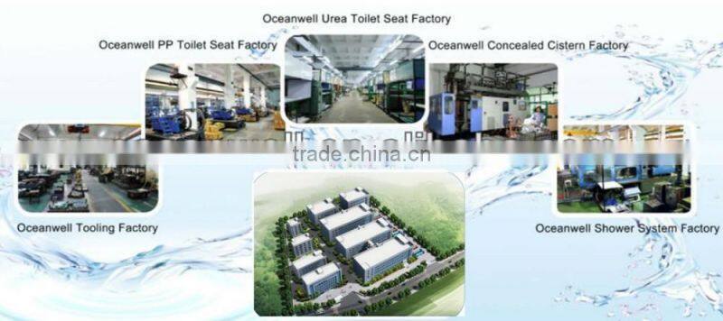 Duroplast toilet seat cover with normal close hinge for the bathroom