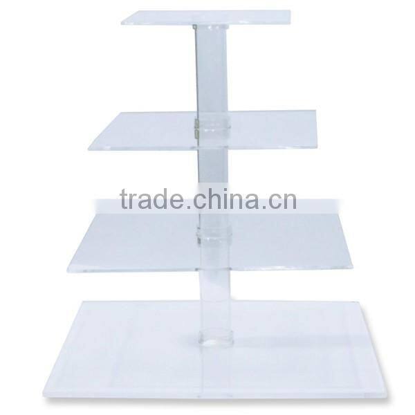 Factory Custom! Cake display stand Clear Acrylic Plastic Customed Vacuum Cake Pop Display