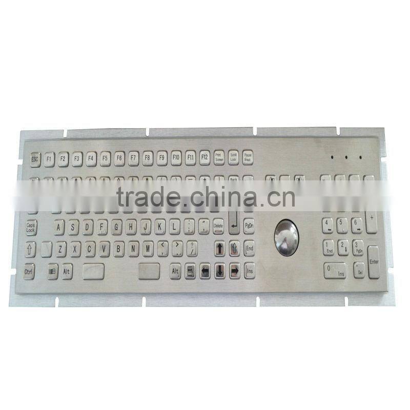 Hot sale metal mechanical keyboard with trackball