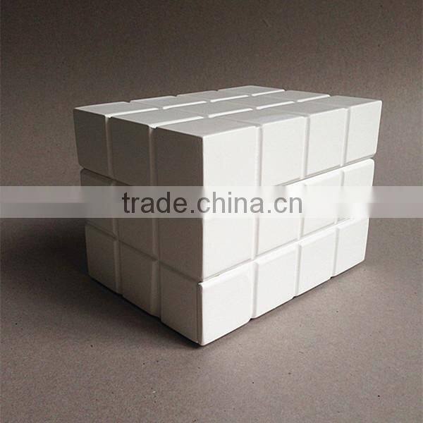 HOT SALE! custom rectangle wooden magic cube storage jewelry box