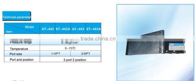 ST402 two position five way foot pedal valve