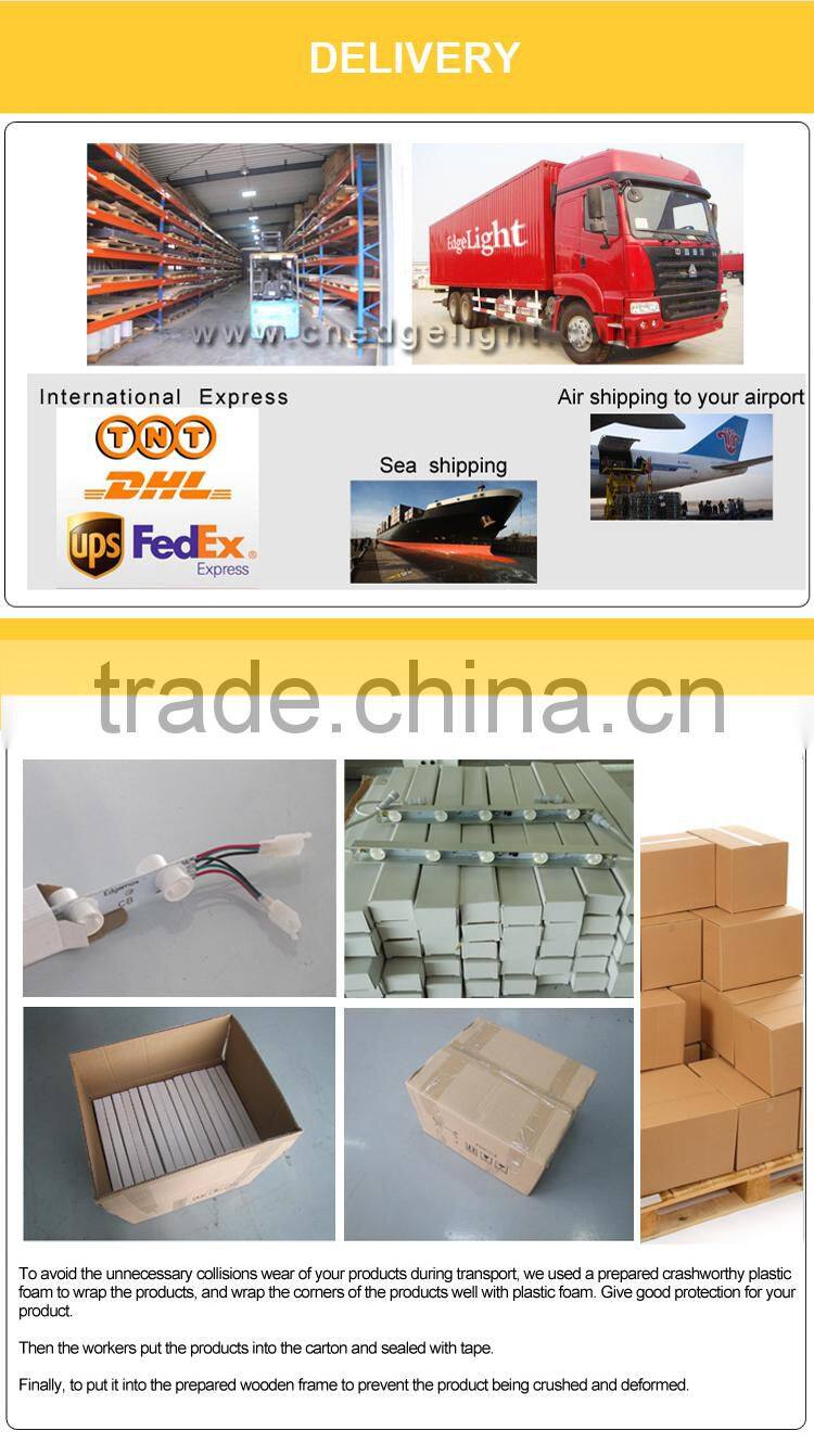 NEW edge light CF3 waterproof Wall Type Acrylic Signage led light box