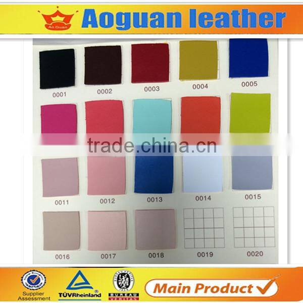 2015 fashion handing soft shoes material microfiber synthetic leather