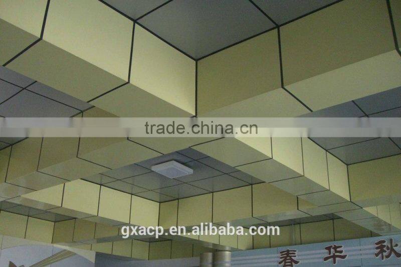 4mm two sides with colors broken core PE aluminum composite panel partitional and door panel