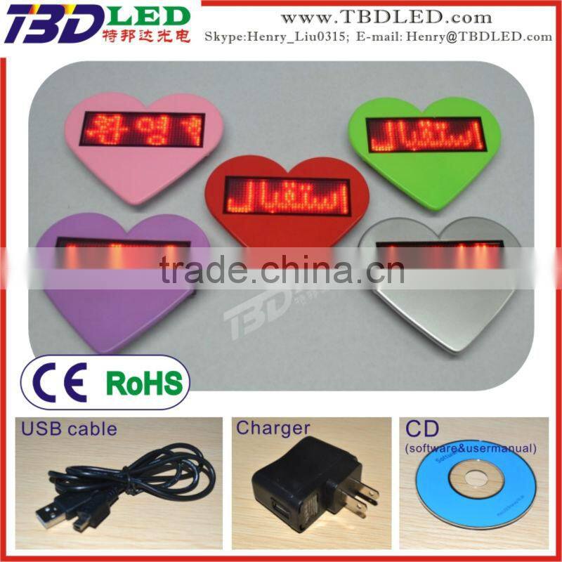green mini led message sign