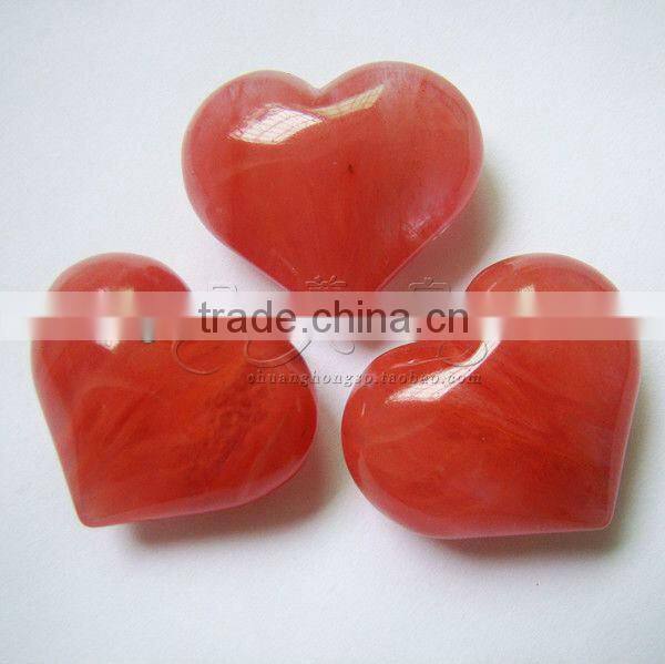 40*35*20 mm various semi precious Heart Stone Wholesale