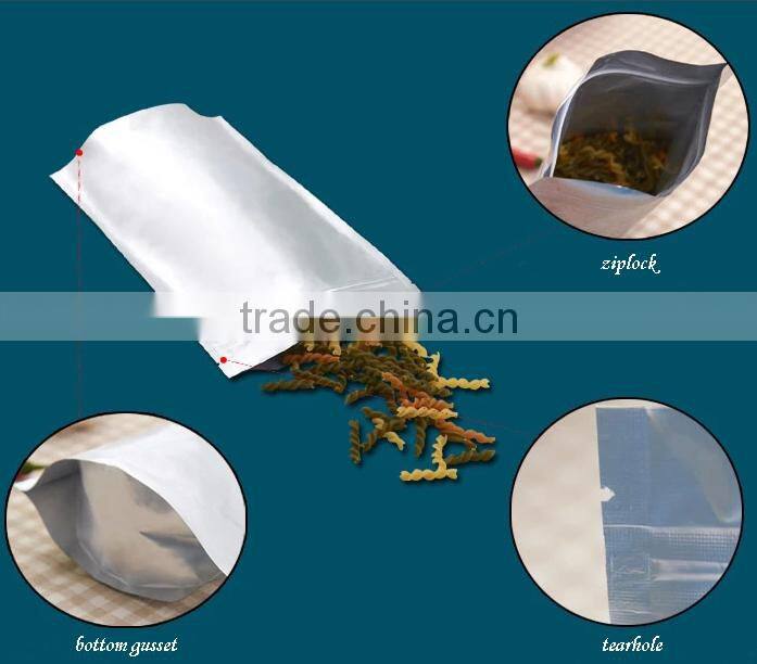 100pcs Silver Aluminum Foil Mylar Bag Vacuum Bag Sealer for Food Storage Package