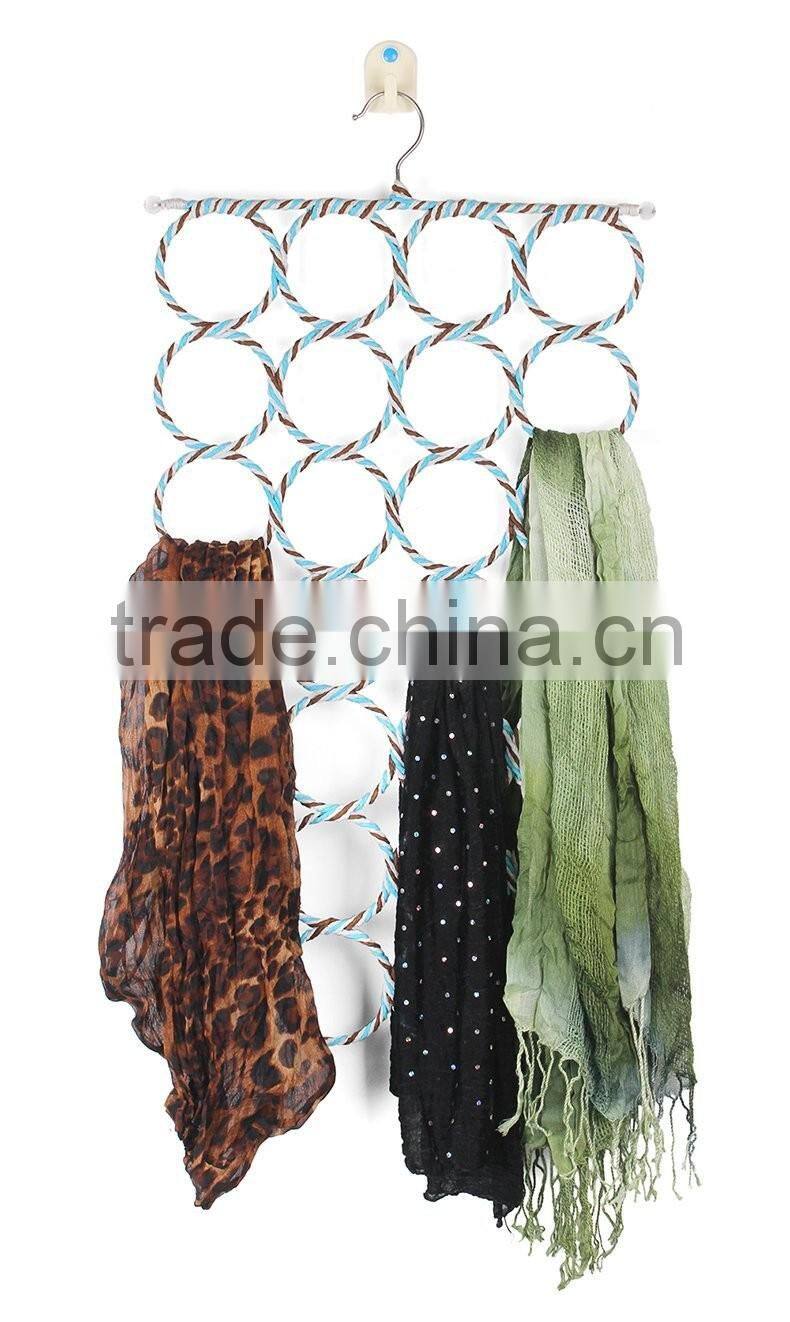 Multi color Circle storage Holder Belt Ties Hangers 28 Holes Scarf Hanger/#