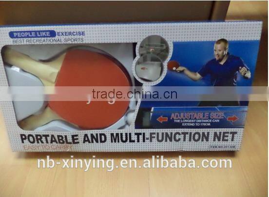 Protable Table Tennis Set With Retractable Net for Ping Pong Table