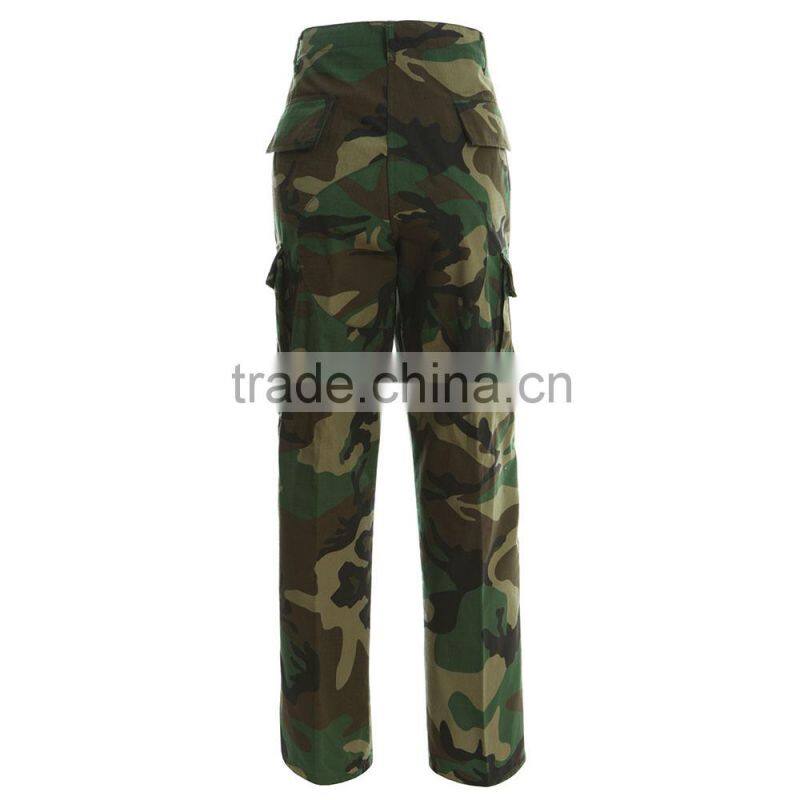 Wholesale BDU woodland army camouflage clothing